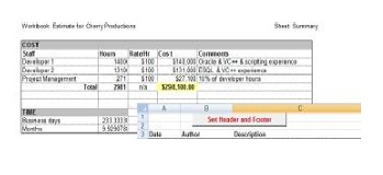 Excel snapshot